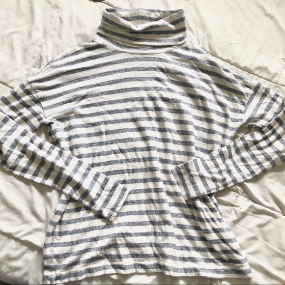 J. Crew Striped Turtleneck - Picture 2 of 4